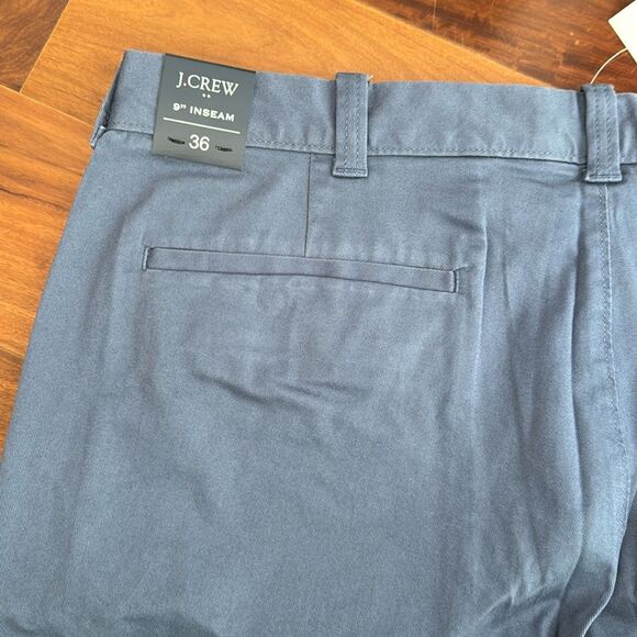 J.Crew NWT Men’s 9" Inseam Chino Shorts Blue Size 36 - Picture 5 of 5